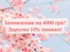 Зустрічайте весну з подарунком: GUAM дарує 10% знижки при замовленні на суму більшу ніж 4 тисячі гривень!